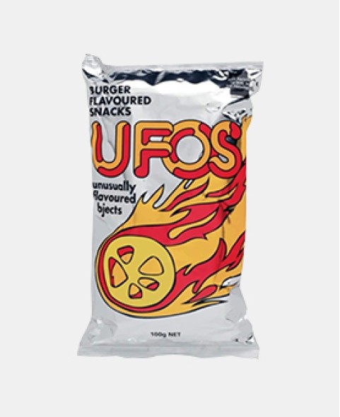 Burger Flavour Snacks UFOS