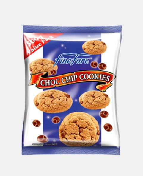 Fine Fare Choco Chip Cookies 500g